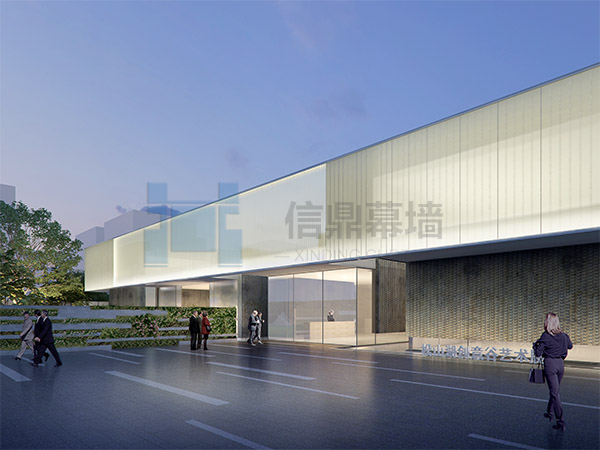 玻璃幕墙-松山湖艺术展厅