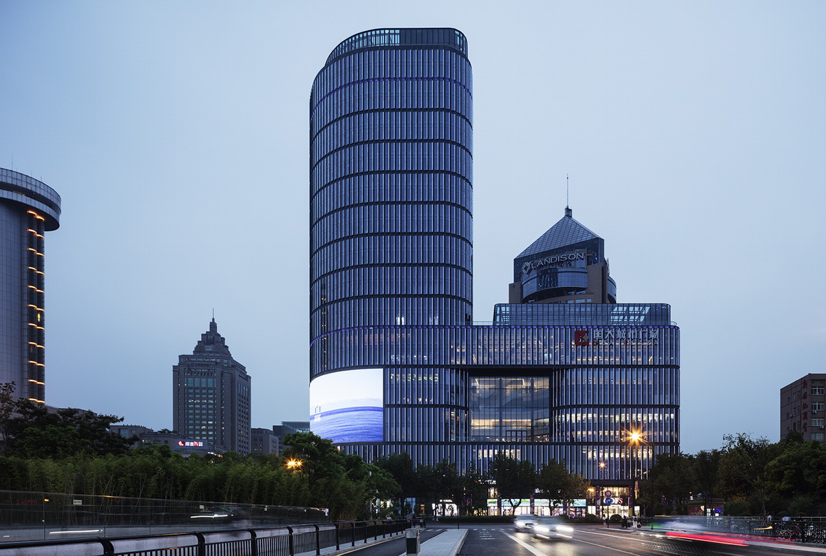 玻璃幕墙商业建筑外立面 玻璃幕墙商业建筑外立面